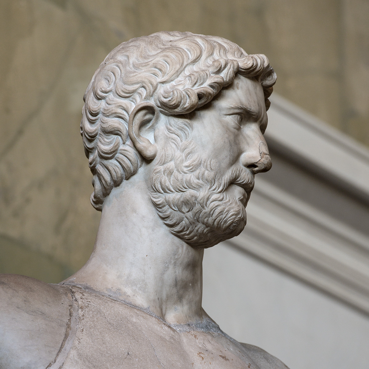 Statue of Hadrian. Saint Petersburg, State Hermitage Museum.